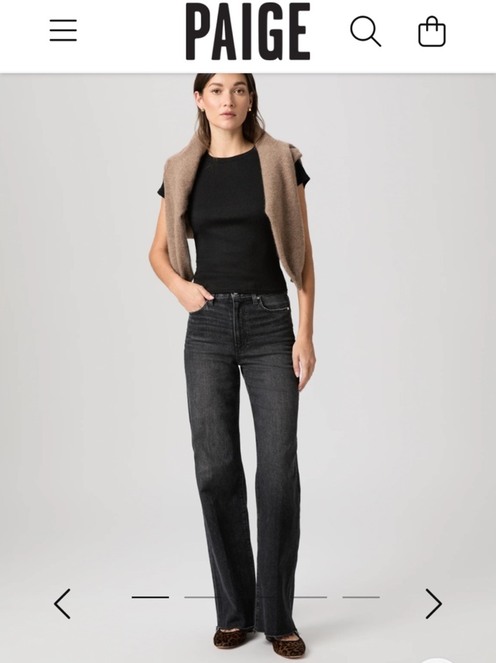 Paige denim Anessa 31 In leg
 Jean Viper Black jeans $268 revolve spring casual